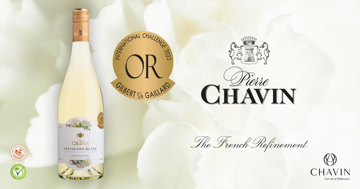 Chavin - Médaille d&rsquo;or Gilbert et Gaillard 2022 – Pierre Chavin Côtes de Gascogne