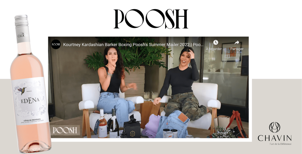 Chavin -  « Edena » le rosé de Chavin salué par Kourtney Kardashian