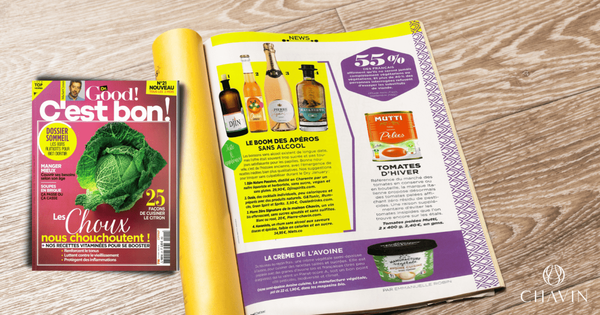 Chavin - Pierre Zéro Signature dans le magazine Dr.GOOD ! C&rsquo;est bon !