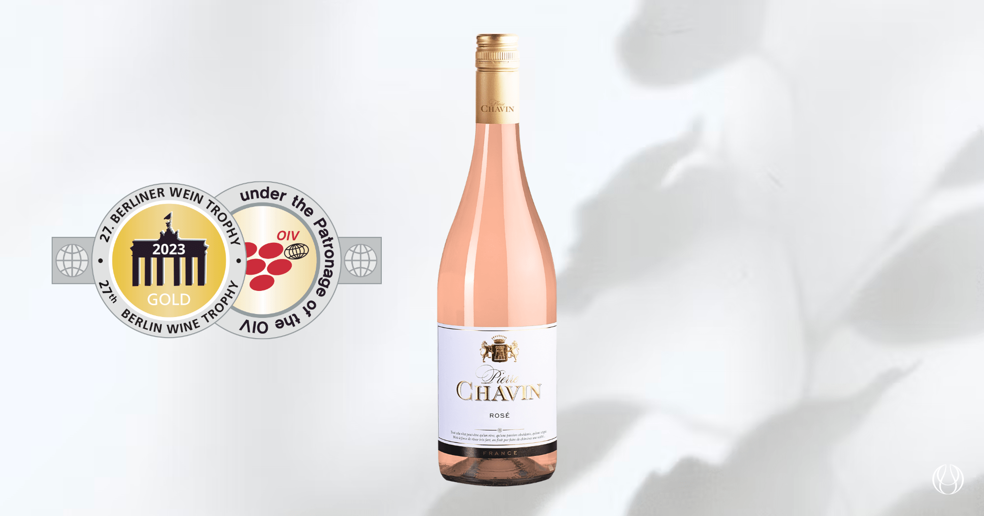 Chavin - Pierre Chavin Rosé récompensé d&rsquo;or au Berliner Wein Trophy Summer 2023
