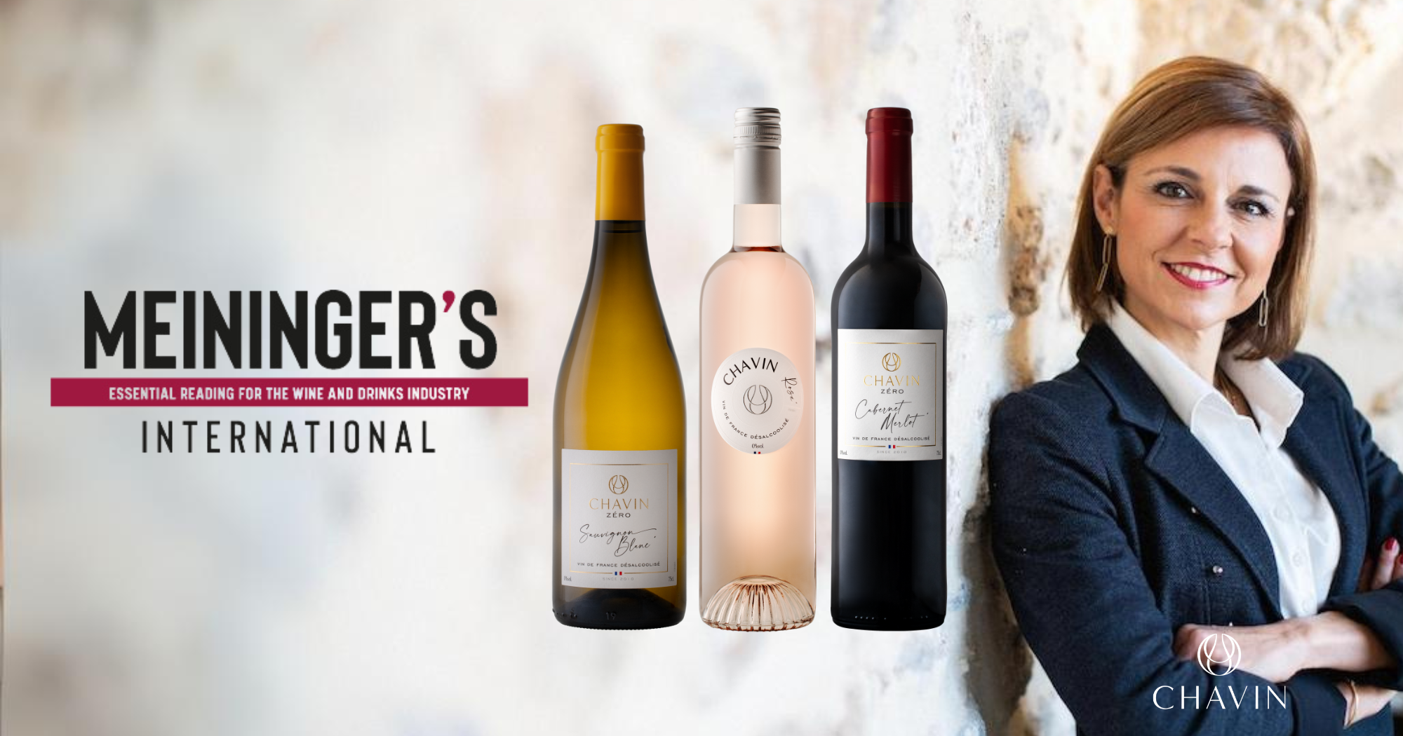 Chavin - CHAVIN Zéro Vin De France Désalcoolisé : À la Une dans Meininger&rsquo;s International