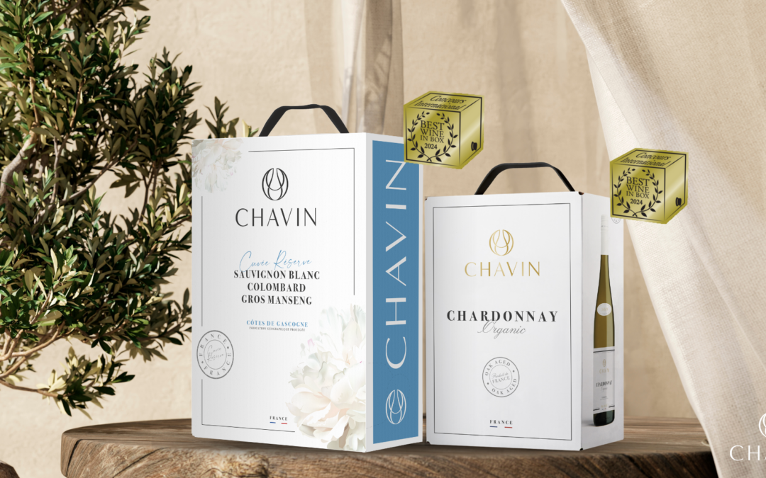 Chavin triomphe avec double médaille d&rsquo;or au concours BEST WINE IN BOX 2024