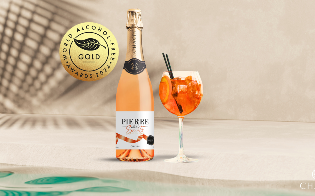 CHAVIN remporte la médaille d&rsquo;or au World Alcohol Free Award 2024 pour son Pierre Zéro Spritz sans alcool