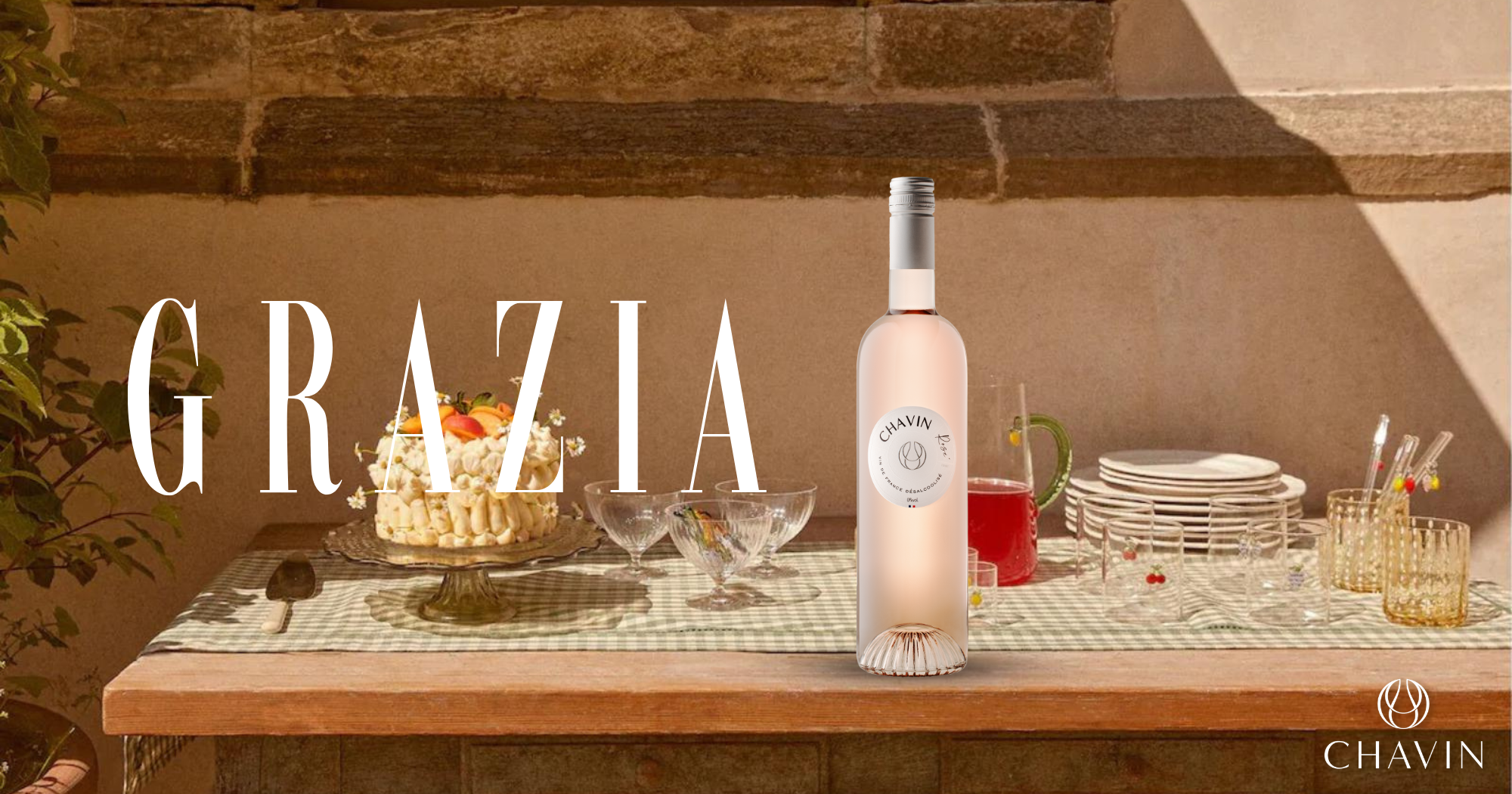Chavin - Chavin Zero Alcohol-Free Rosé: A Summer Selection by Grazia