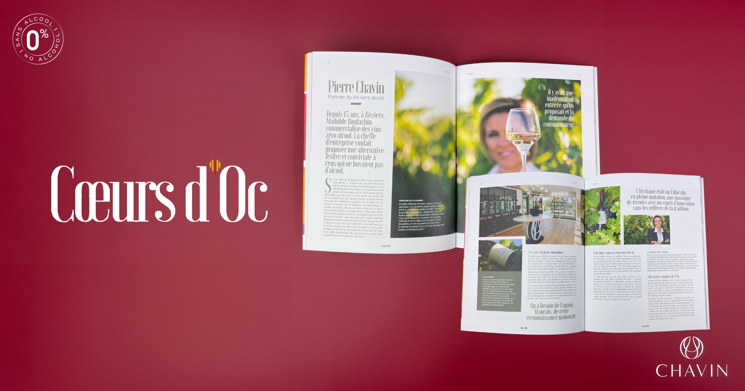 Chavin - Chavin à l’honneur dans le magazine « Coeurs d&rsquo;Oc »