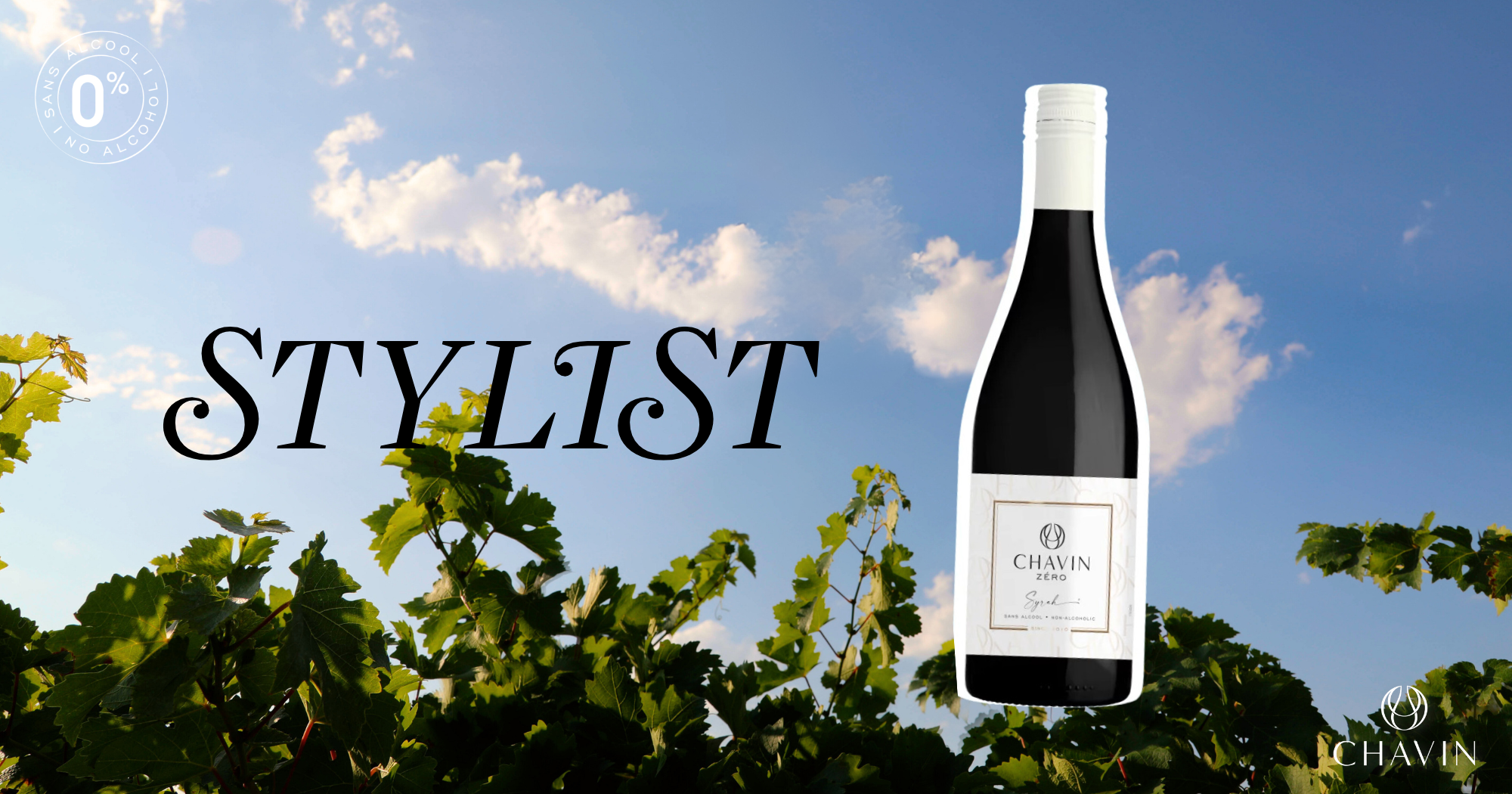 Chavin - Chavin Zéro Syrah mis à l&rsquo;honneur dans Stylist France