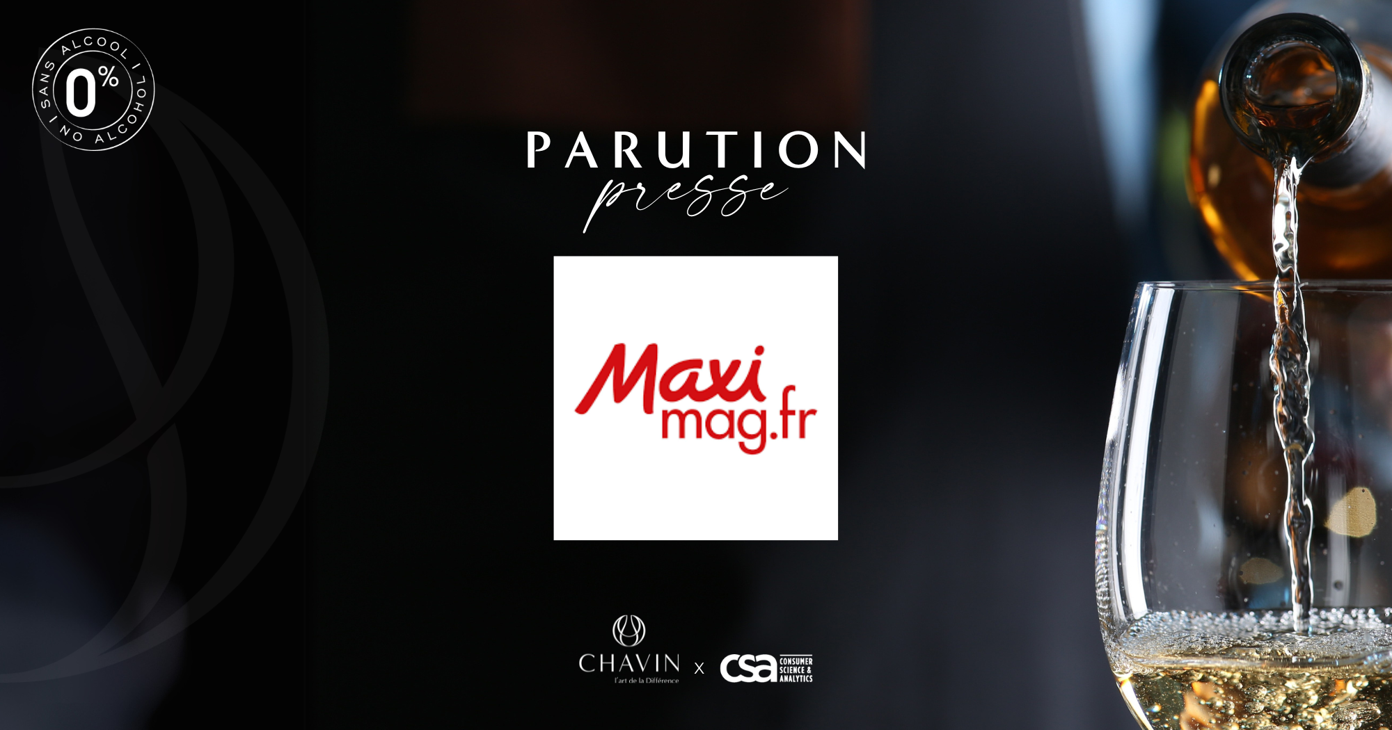 Chavin - Dry January : L’étude Chavin à l’honneur dans Maxi MAG