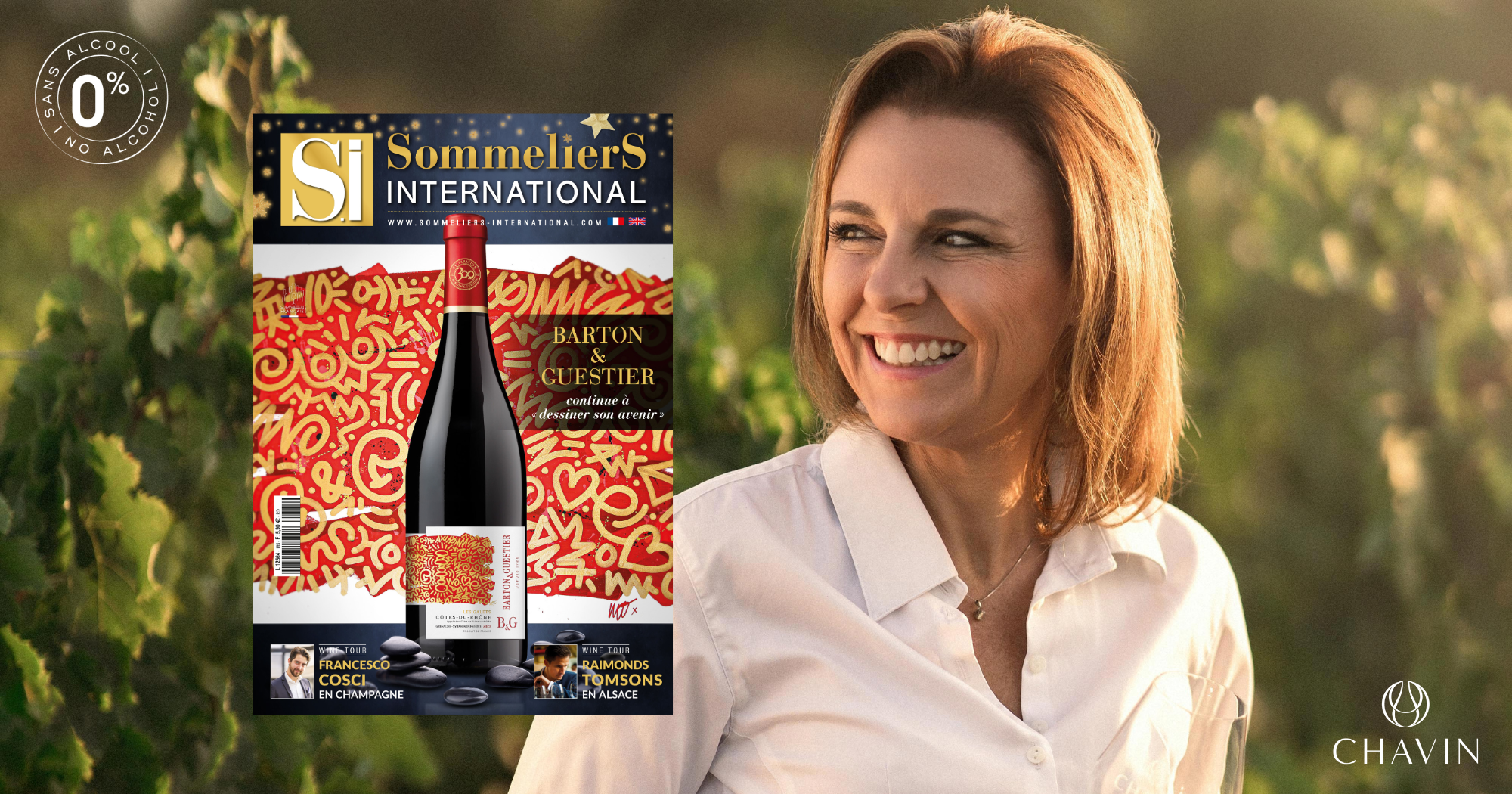 Chavin - Chavin à l’honneur dans le magazine Sommelier International