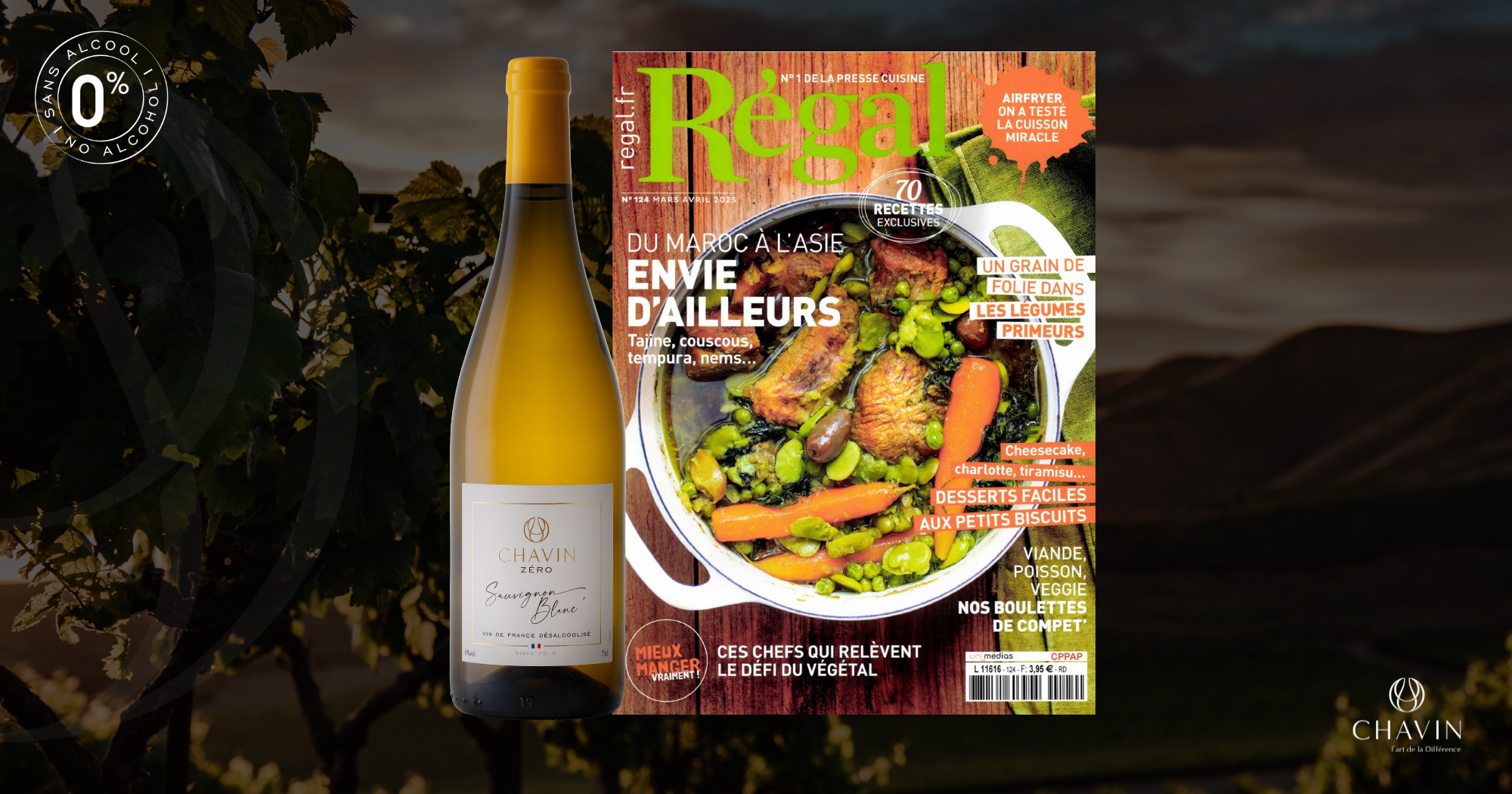 Chavin - Chavin Zéro séduit les experts de Régal