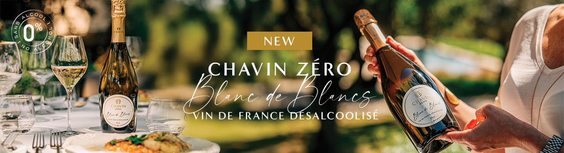 Chavin - NEW: Chavin Zéro Vin De France Blanc de Blancs (Non-Alcoholic)