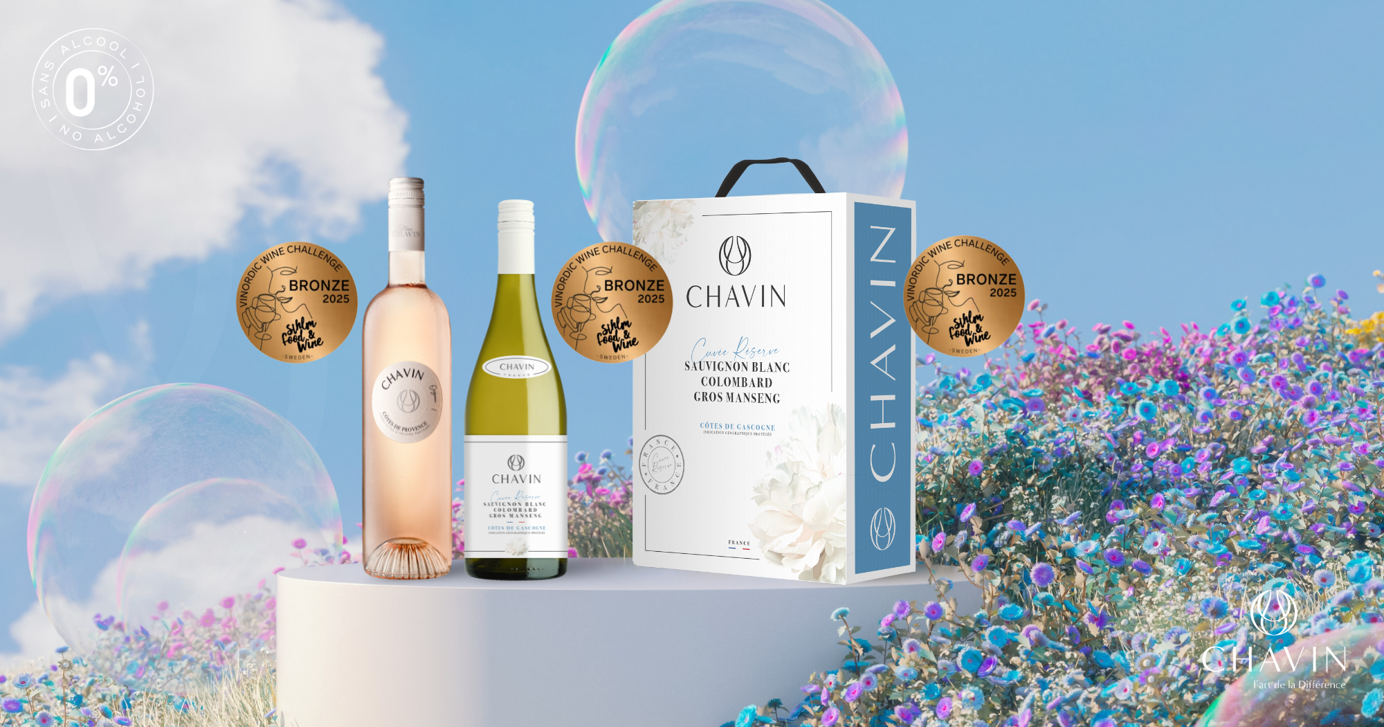 Chavin - Trois médailles de bronze pour Chavin au concours Vinordic 2025