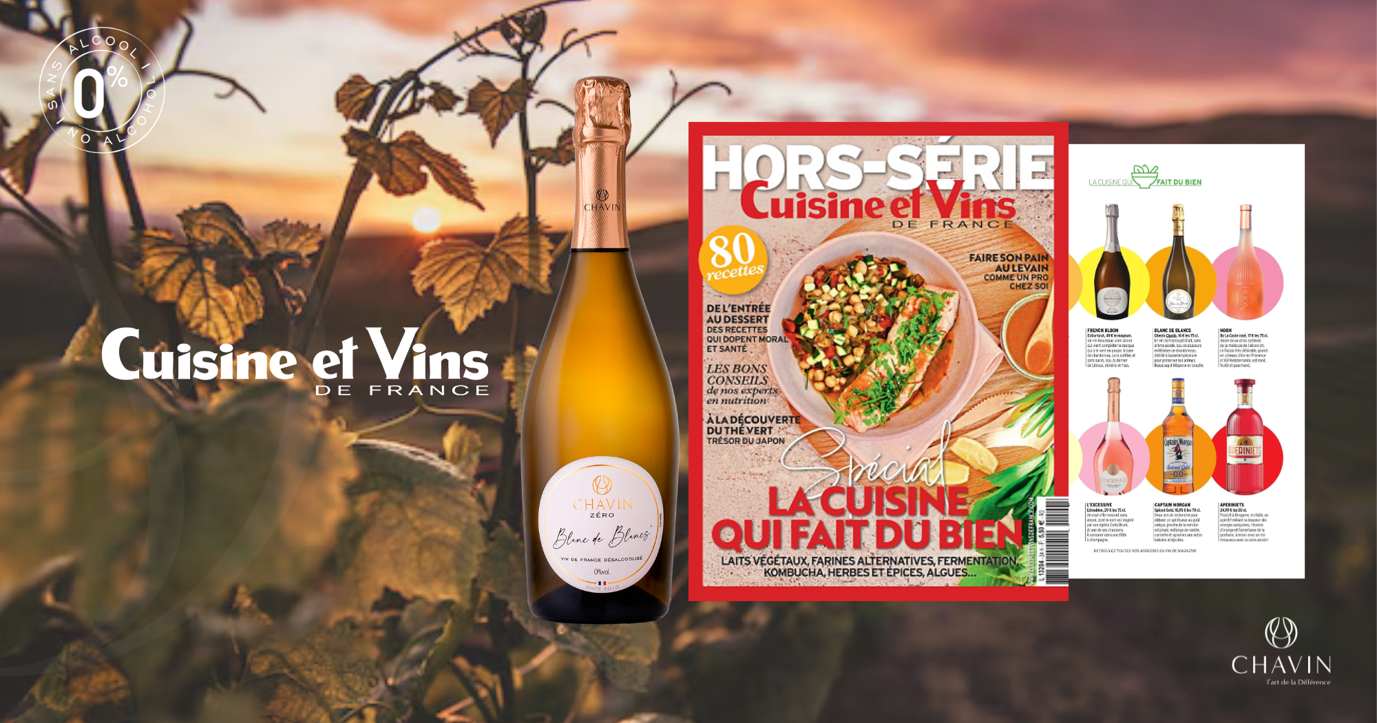 Chavin - La Maison Chavin à l’honneur dans le hors-série été 2025 de Cuisine et Vins de France