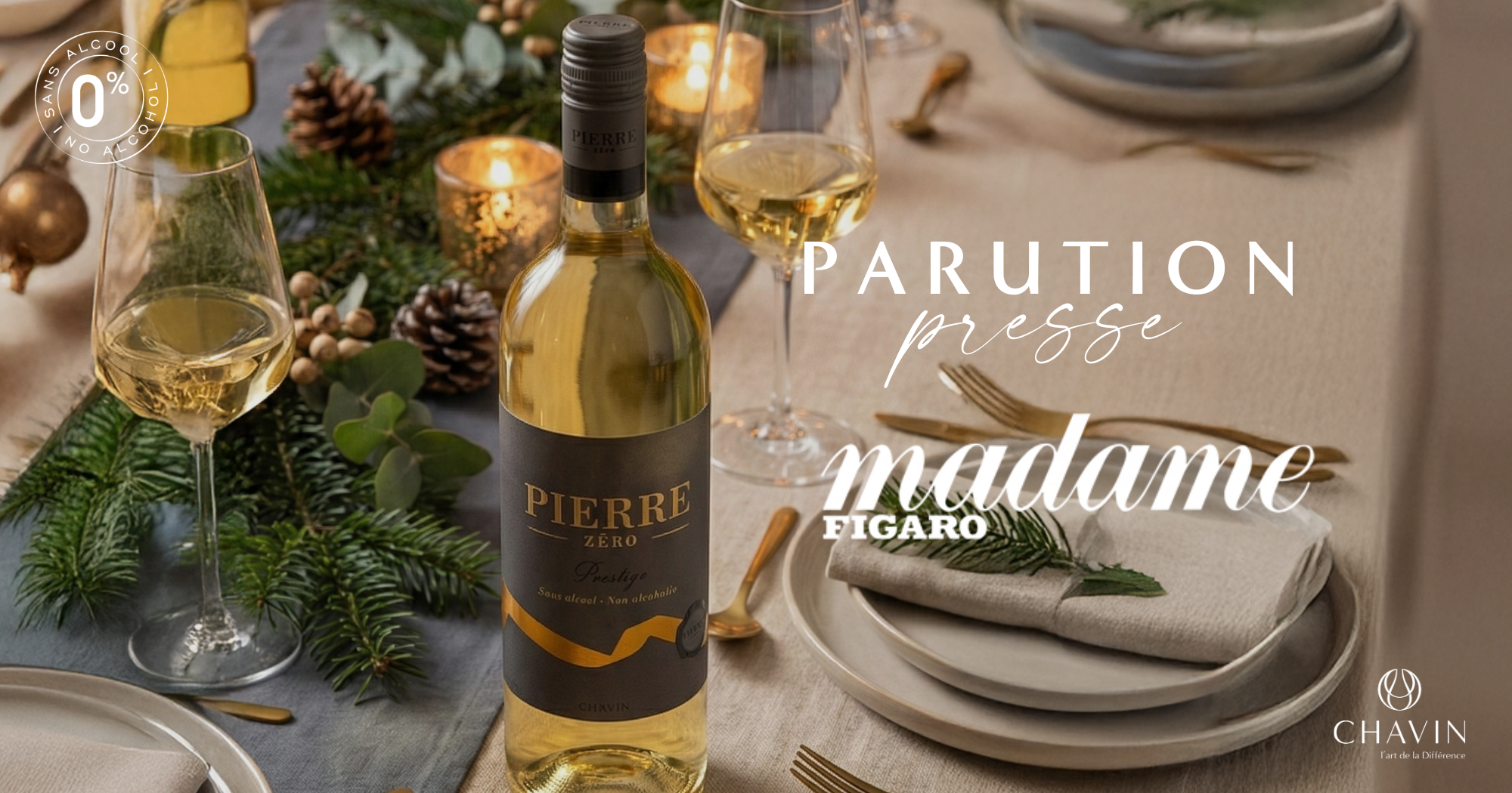Chavin - Madame Figaro réinvente les accords du réveillon avec CHAVIN