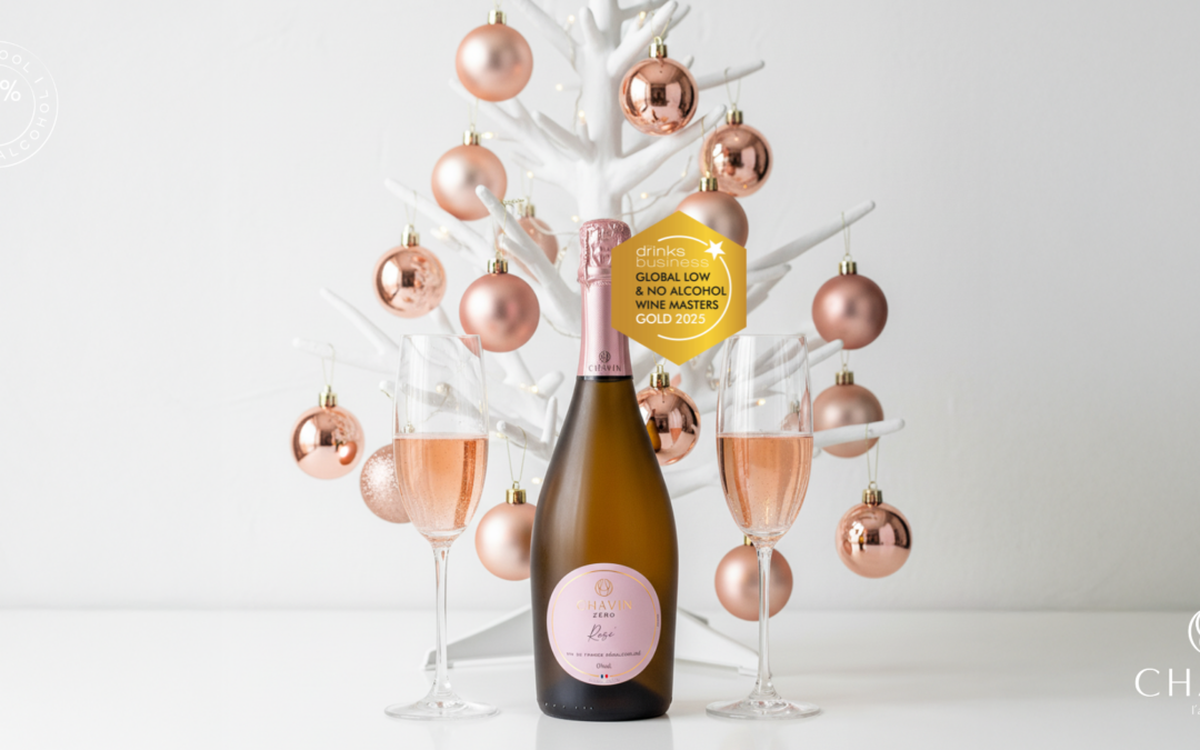 Chavin Zéro Rosé Effervescent récompensé d’une médaille d’or