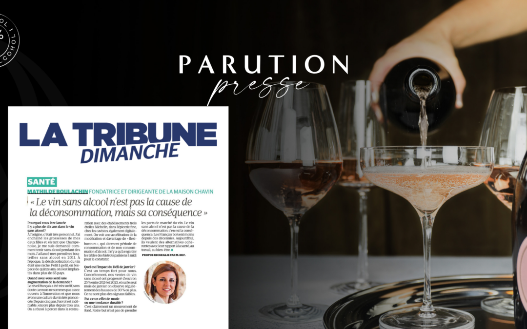 Le vin désalcoolisé, reflet d’une évolution des modes de consommation