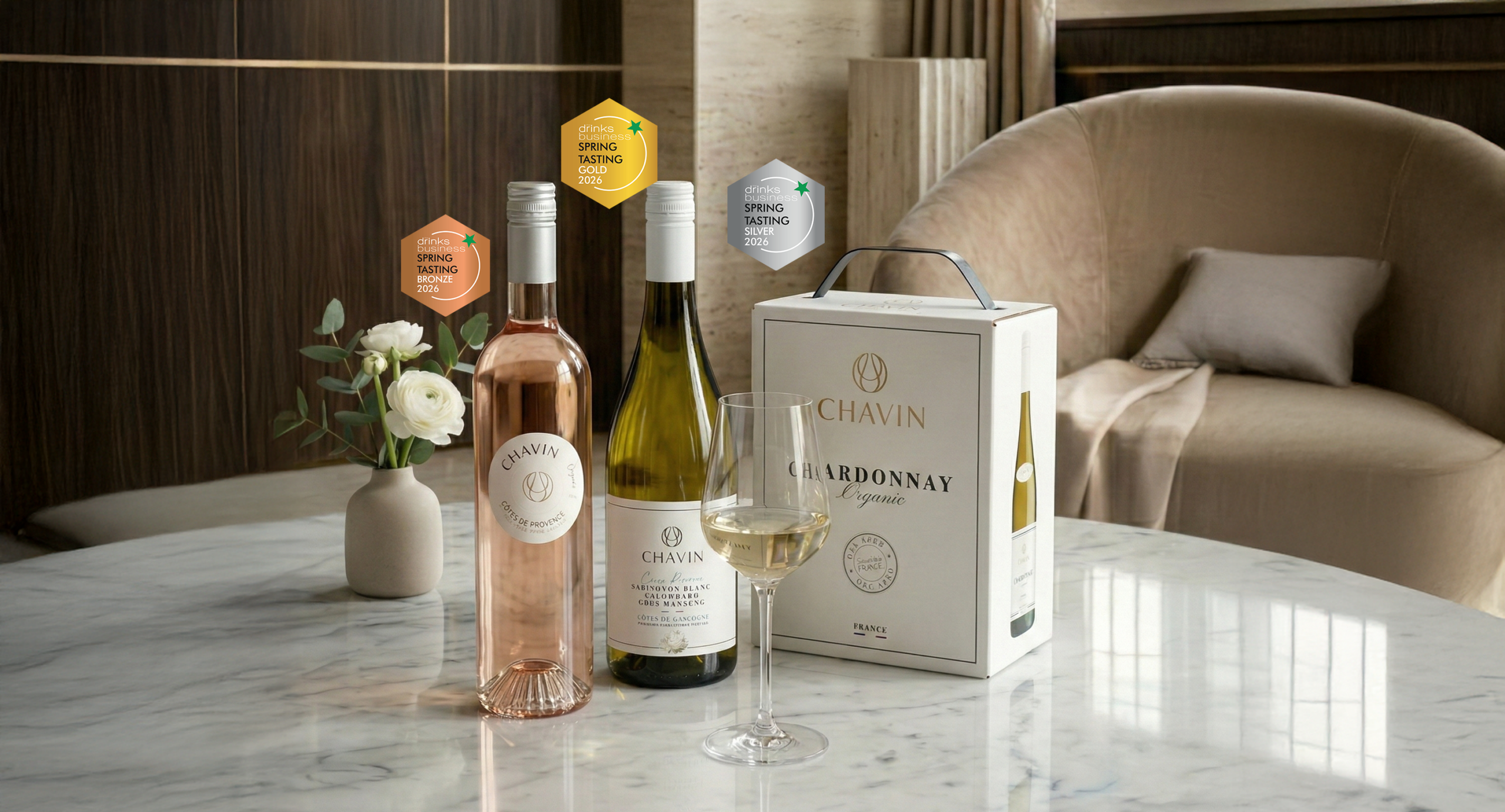 Chavin - Maison CHAVIN distinguée au Spring Tasting de The Drinks Business