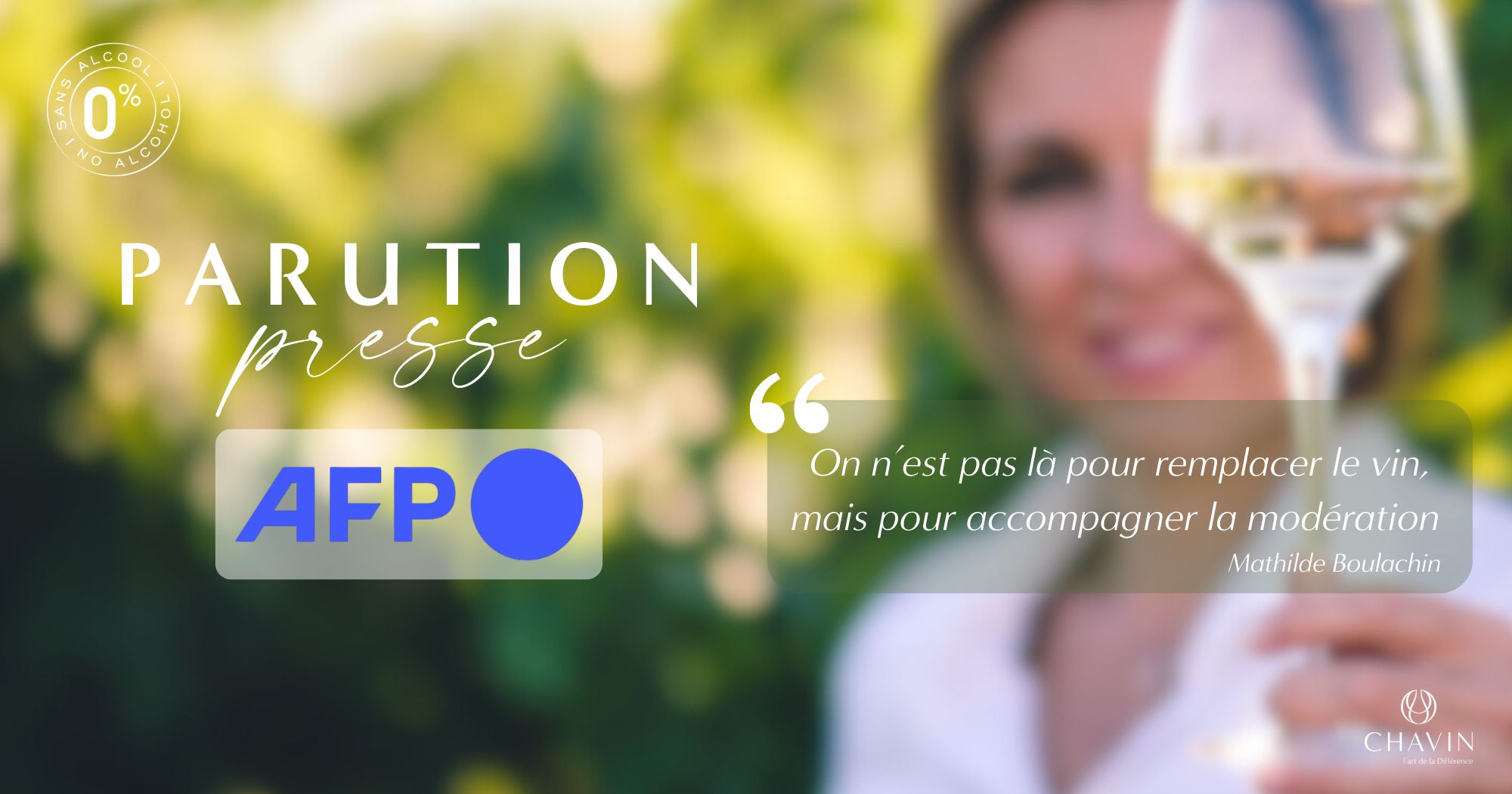 Chavin - CHAVIN × Wine Paris 2026 : le vin désalcoolisé confirme sa dynamique